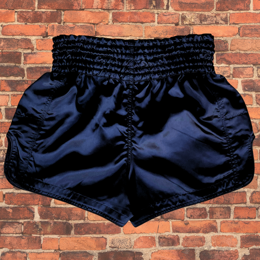 Muay Thai Shorts Black, No Logo