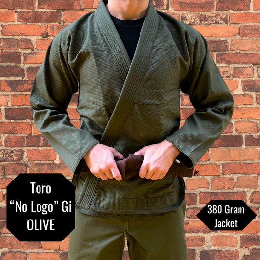 Toro Plain "No Logo" Olive Drab BJJ Gi - 380 Gram