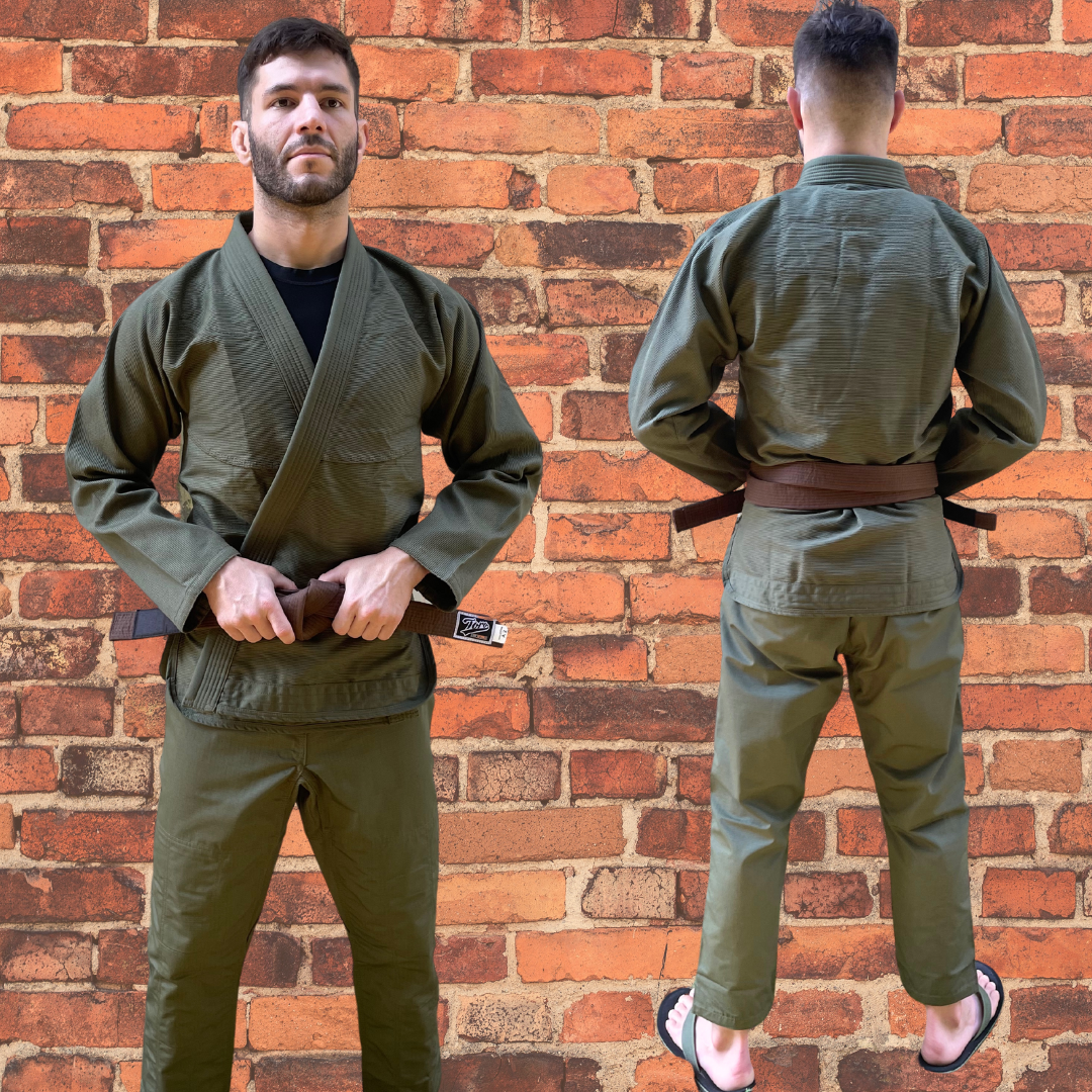 Toro Plain "No Logo" Olive Drab BJJ Gi - 380 Gram