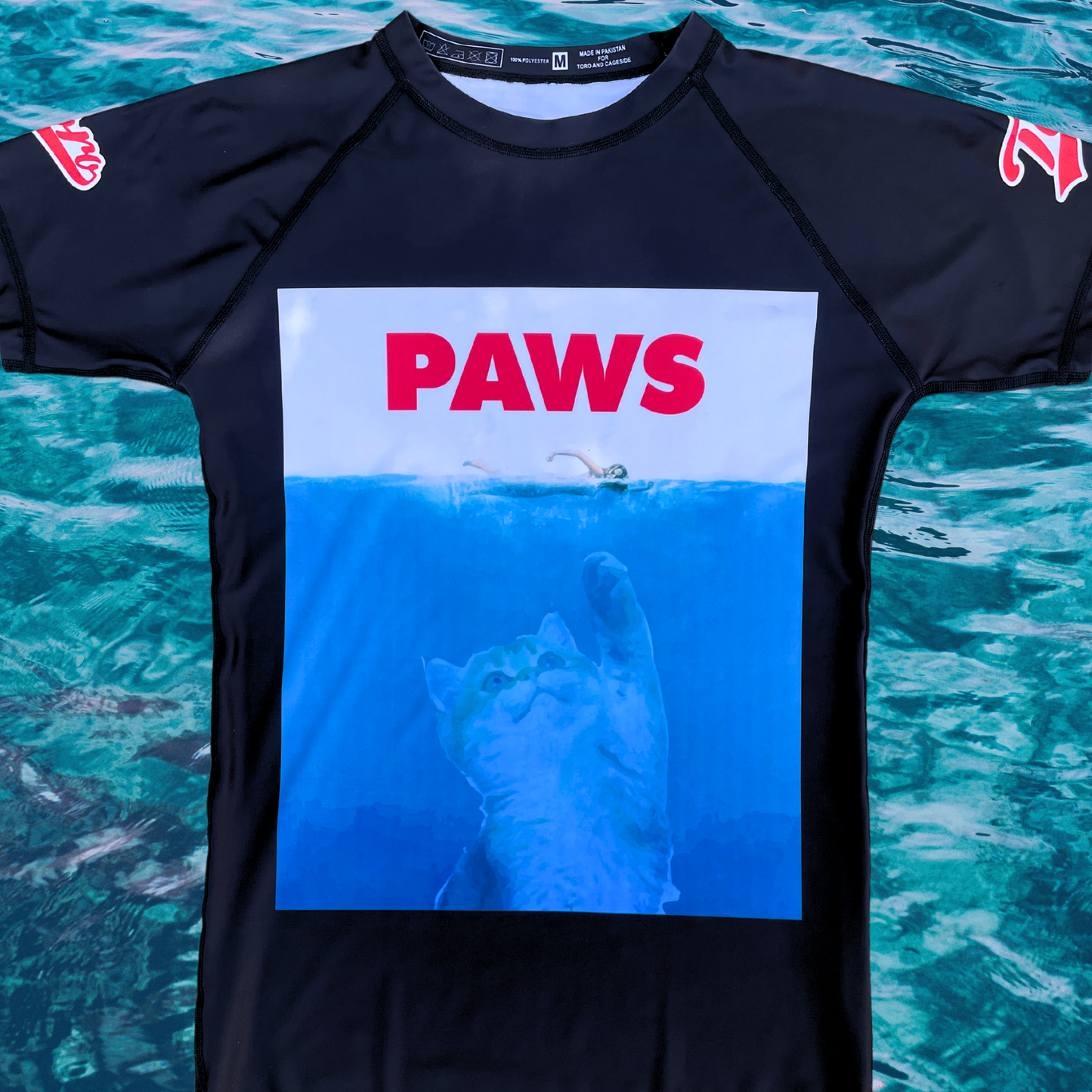 Toro "PAWS" Short Sleeve Rash Guard