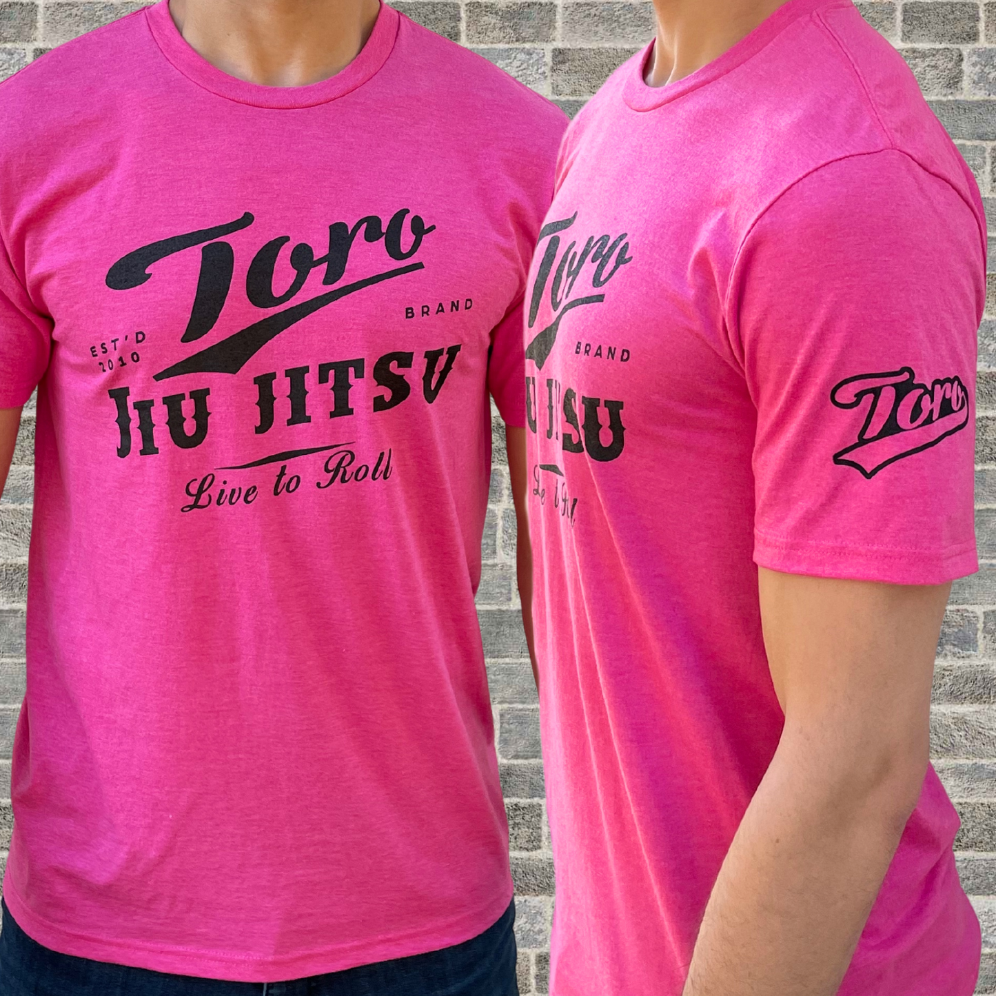 Toro Classic Logo Tri-blend Shirt in Hot Pink