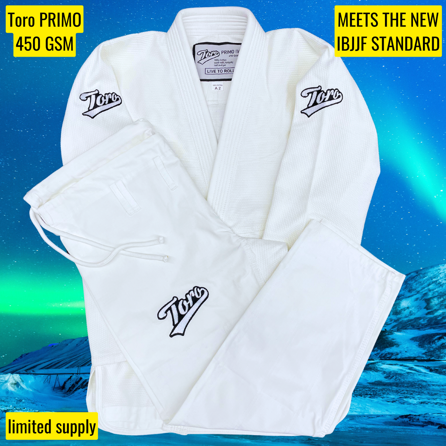 Toro "PRIMO 450" Pearl Weave  Competition BJJ Gi