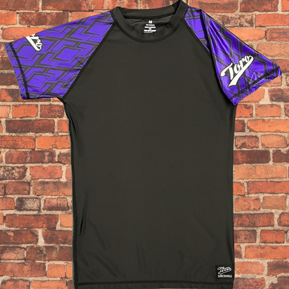 Toro "Diamond" Short Sleeve Rash Guard - Purple