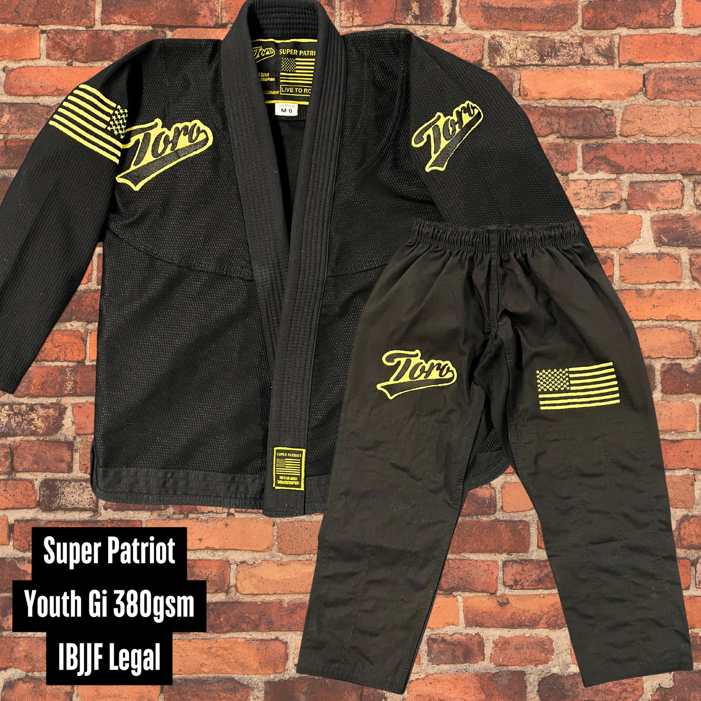 Toro "Super Patriot" Youth BJJ Gi 380 Gram