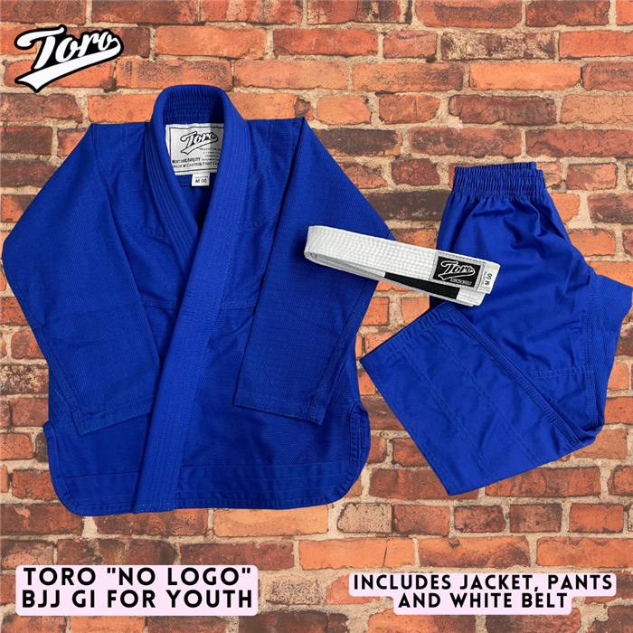 Jiu-Jitsu Gi For Kids Blue | NO LOGO Sizes