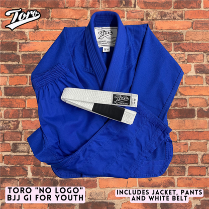 Toro No Logo Blue Jiu-Jitsu Gi For Youth