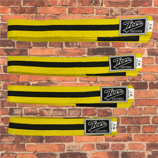 Toro Kids BJJ Yellow & Black Belt