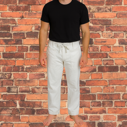 White Gi Pants